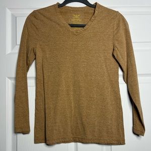 Faded Glory Long Sleeve Tan Shirts (Bundle)